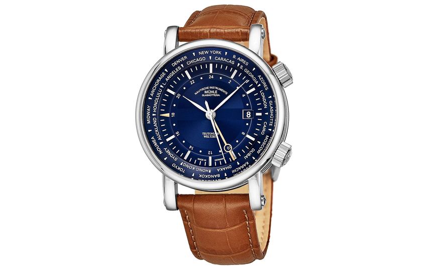 Muhle-Glashutte's Teutonia World Timer is a handy accessory for the regular traveller